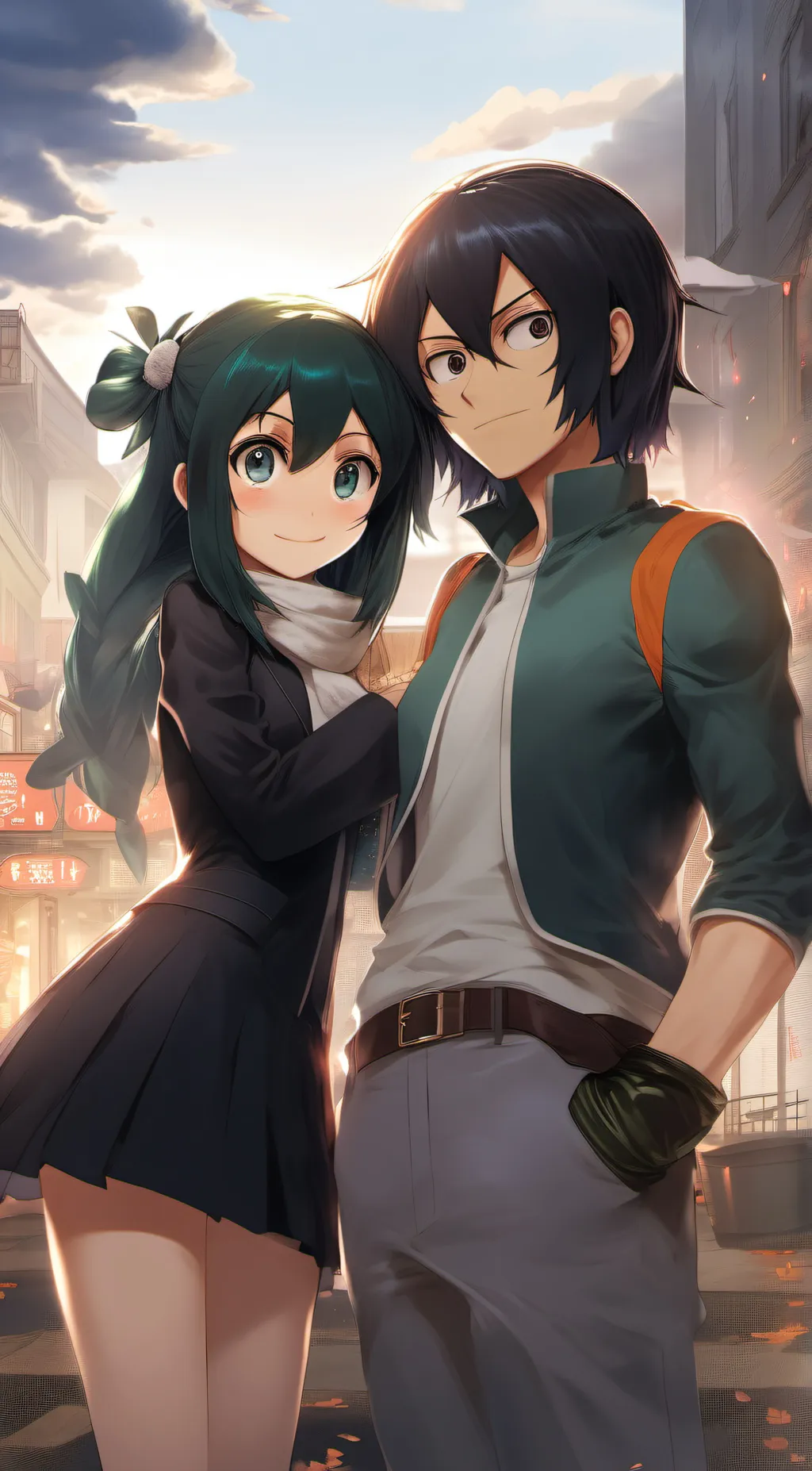 ai character: 🐸♡Tsu Asui♡🐸 background