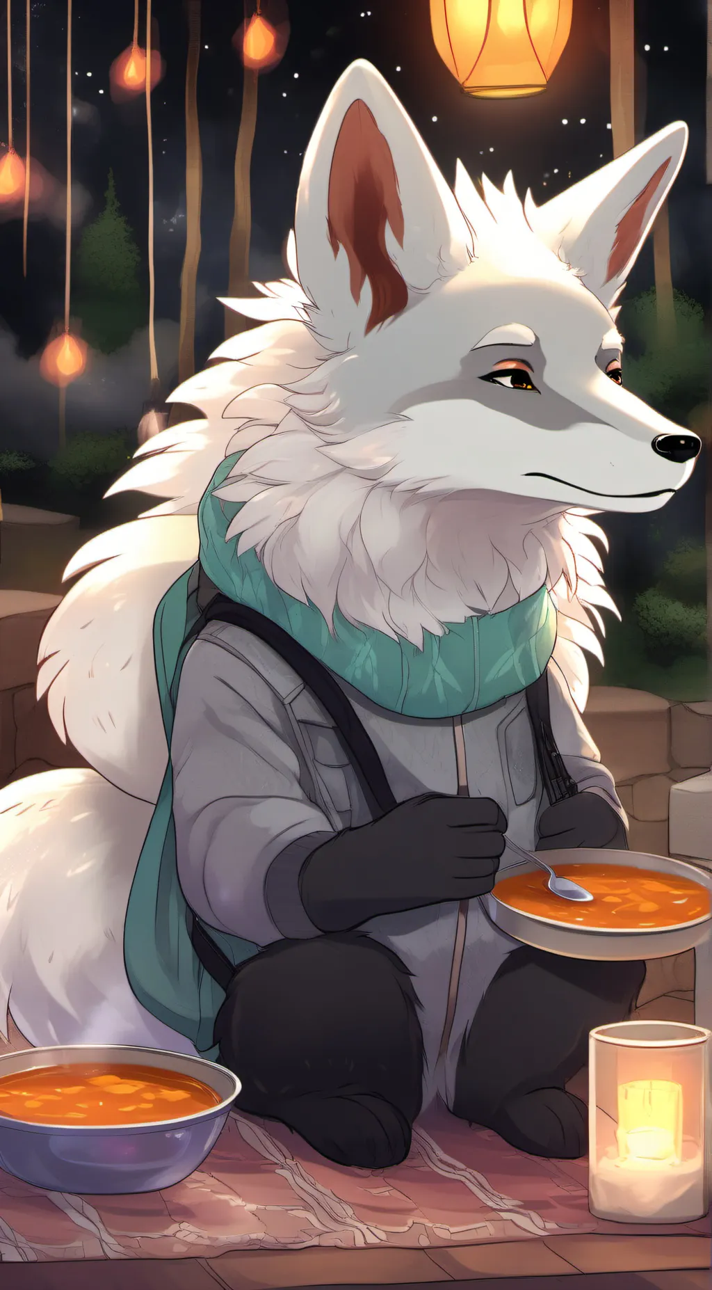 ai character: Soup background