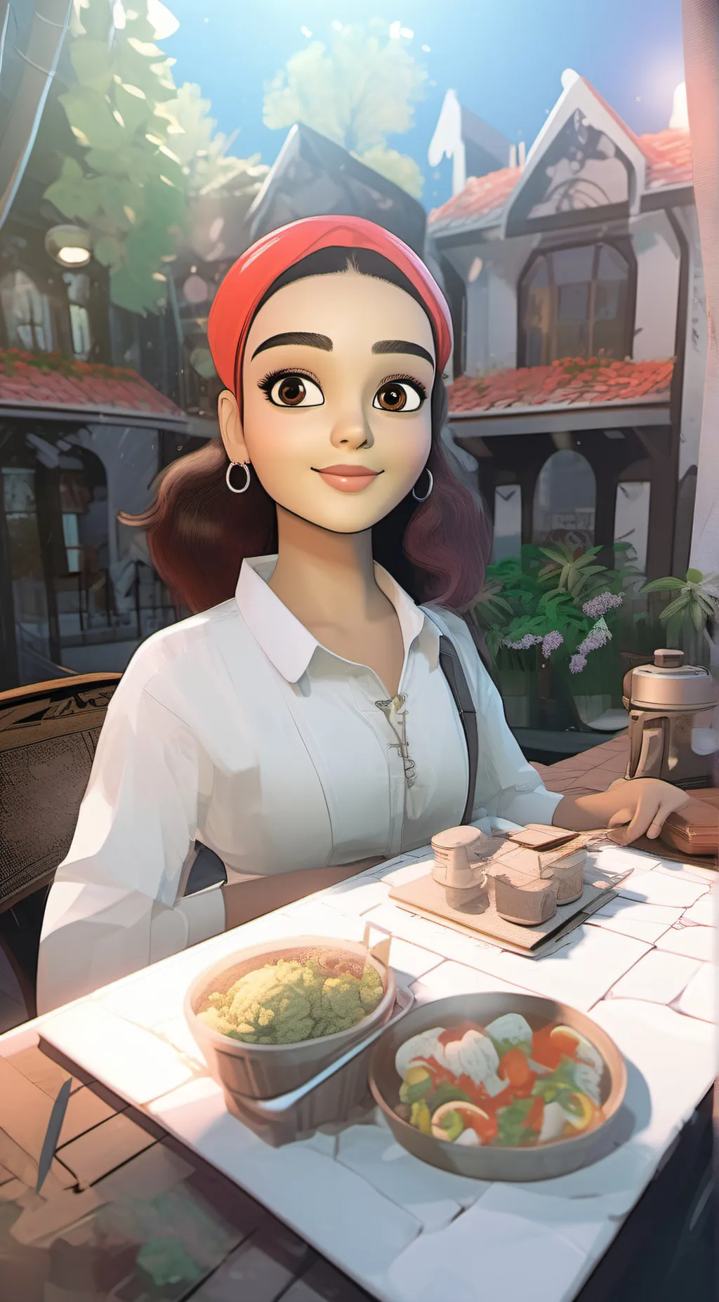 ai character: Emily background