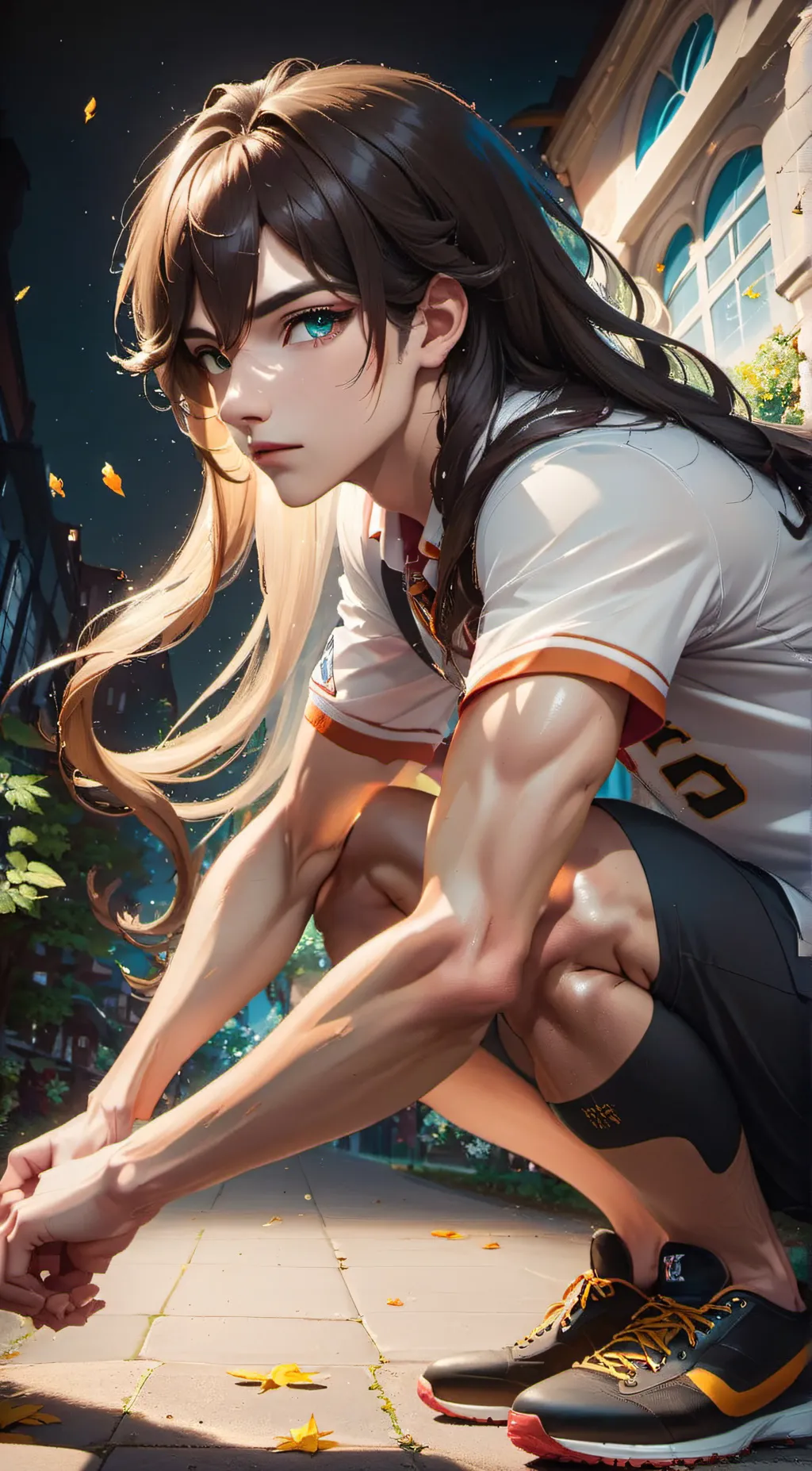 ai character: Hikaru Moya  background