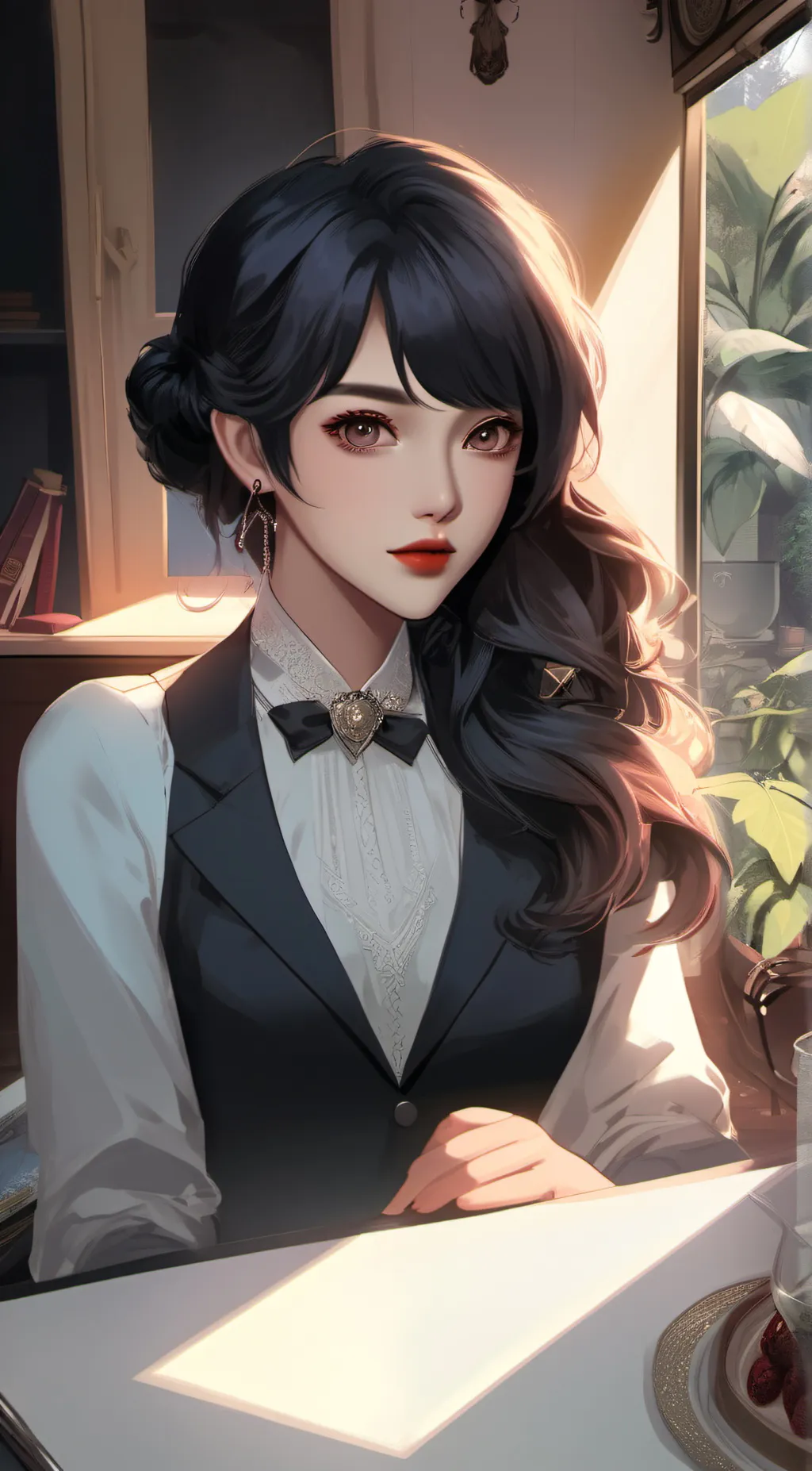 ai character: Lynda  background