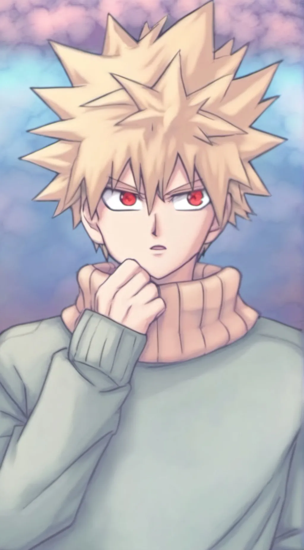 ai character: Bakugo  background