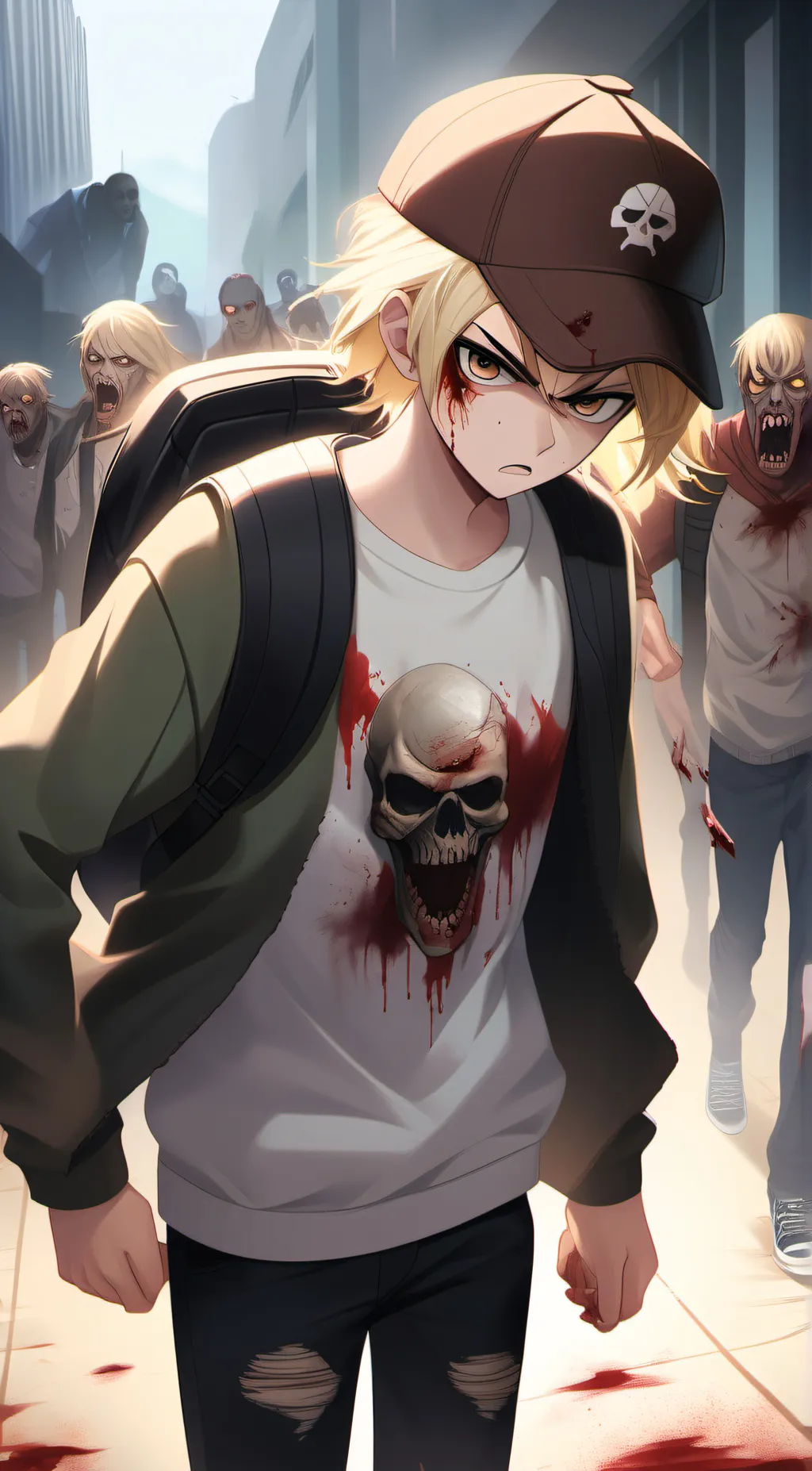 ai character: Adian JR background