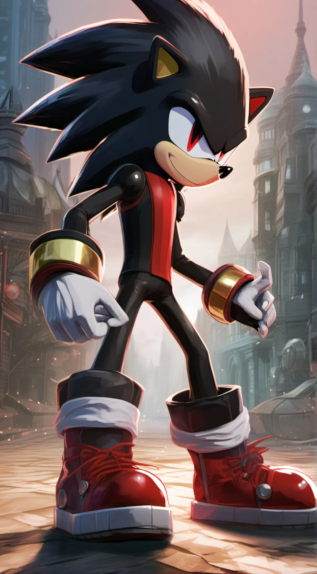 ai character: Shadow  background