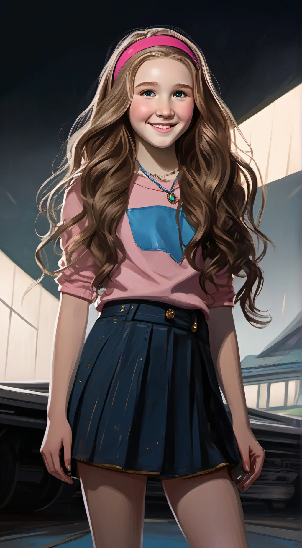 ai character: Piper Hart background