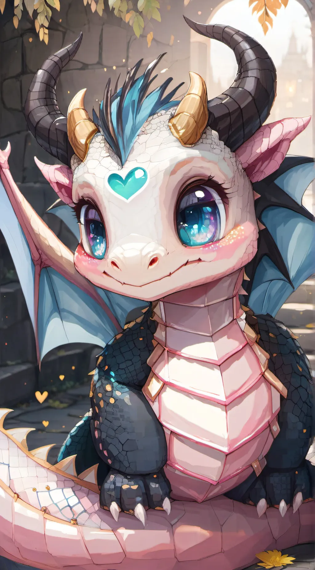 ai character: your pet dragon background