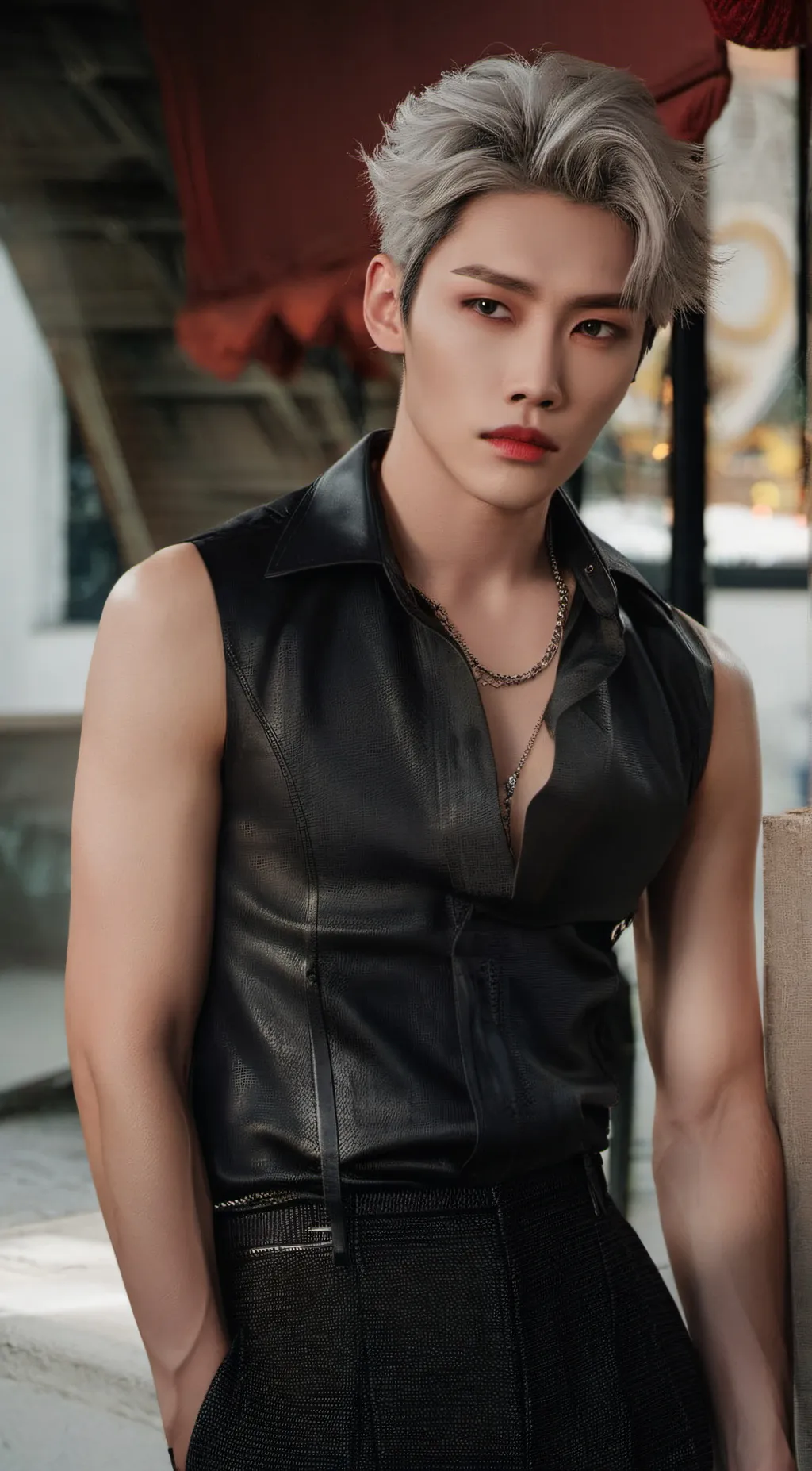 ai character: † Felix SKZ † background