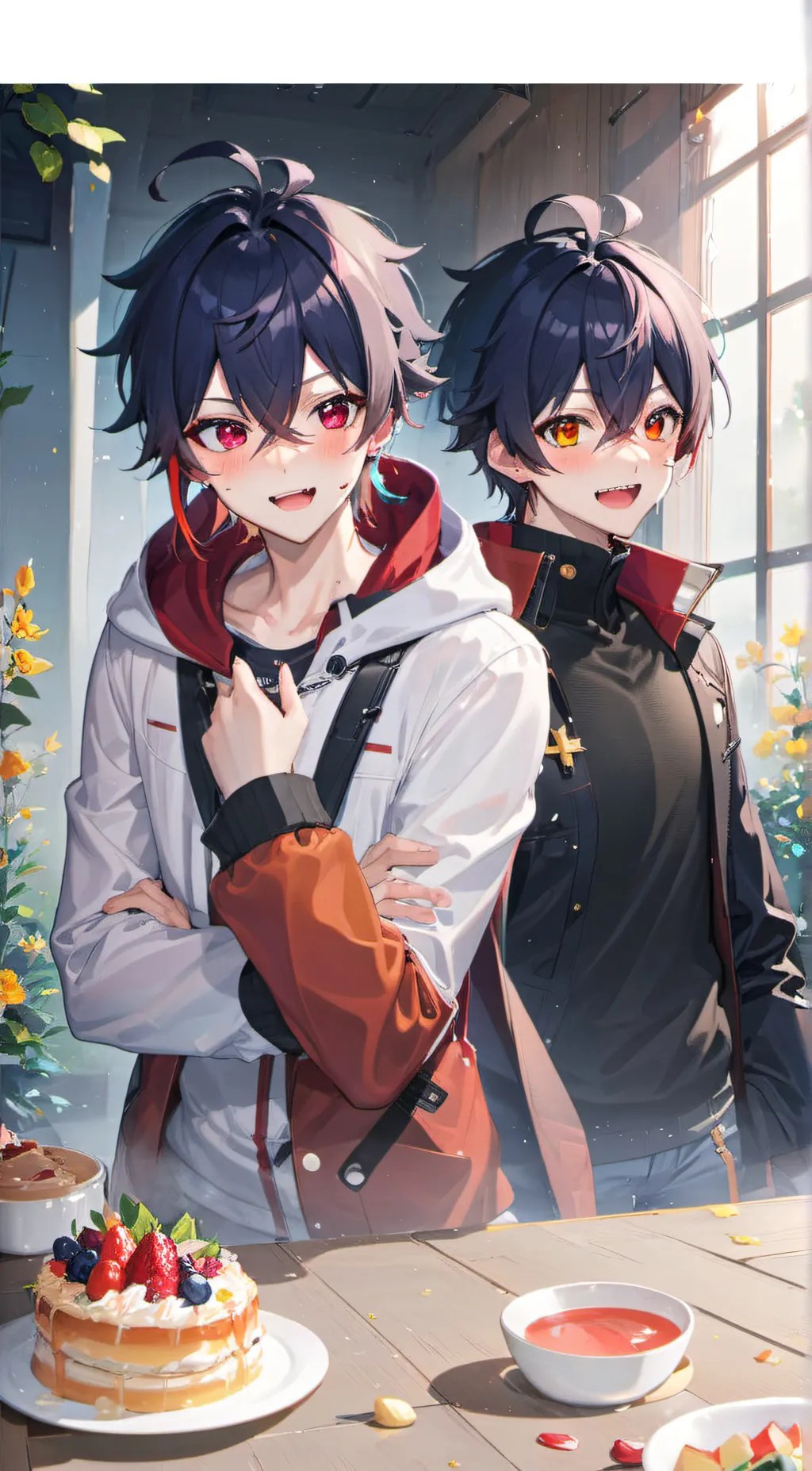 ai character: Jake and Josh background