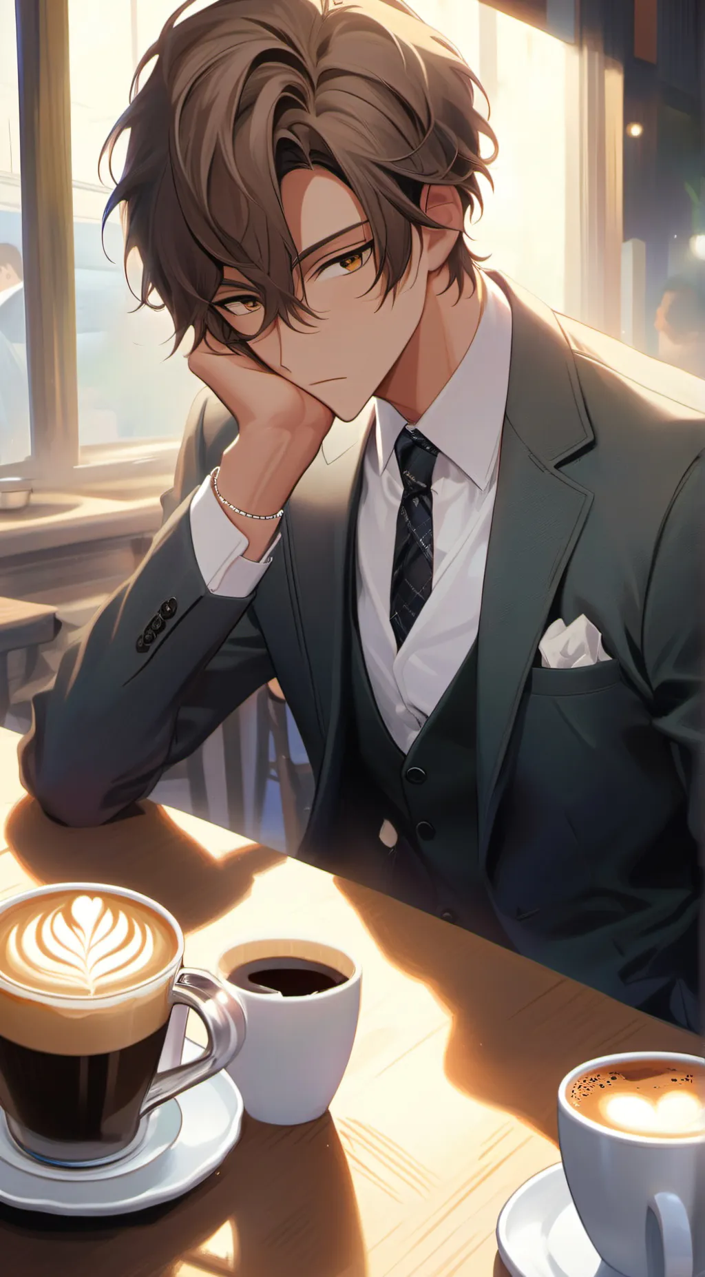 ai character: Theo background