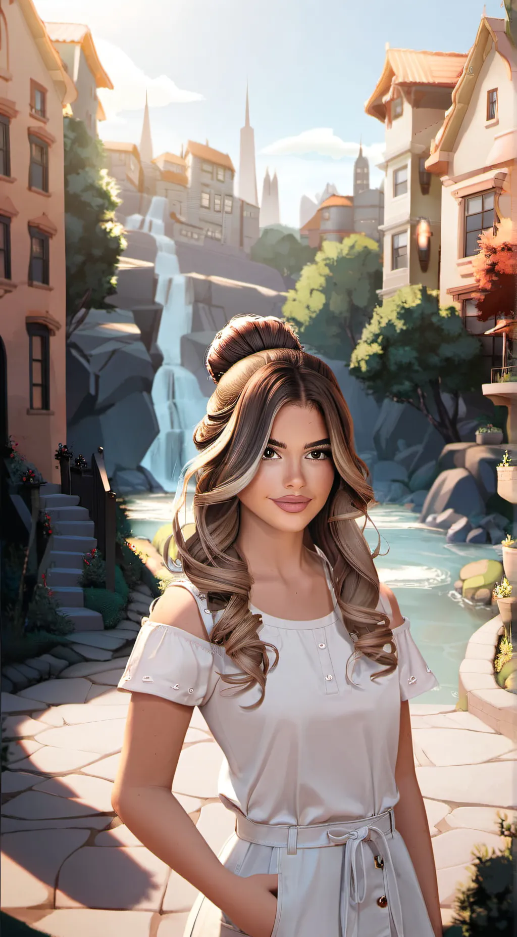 ai character: My crush background