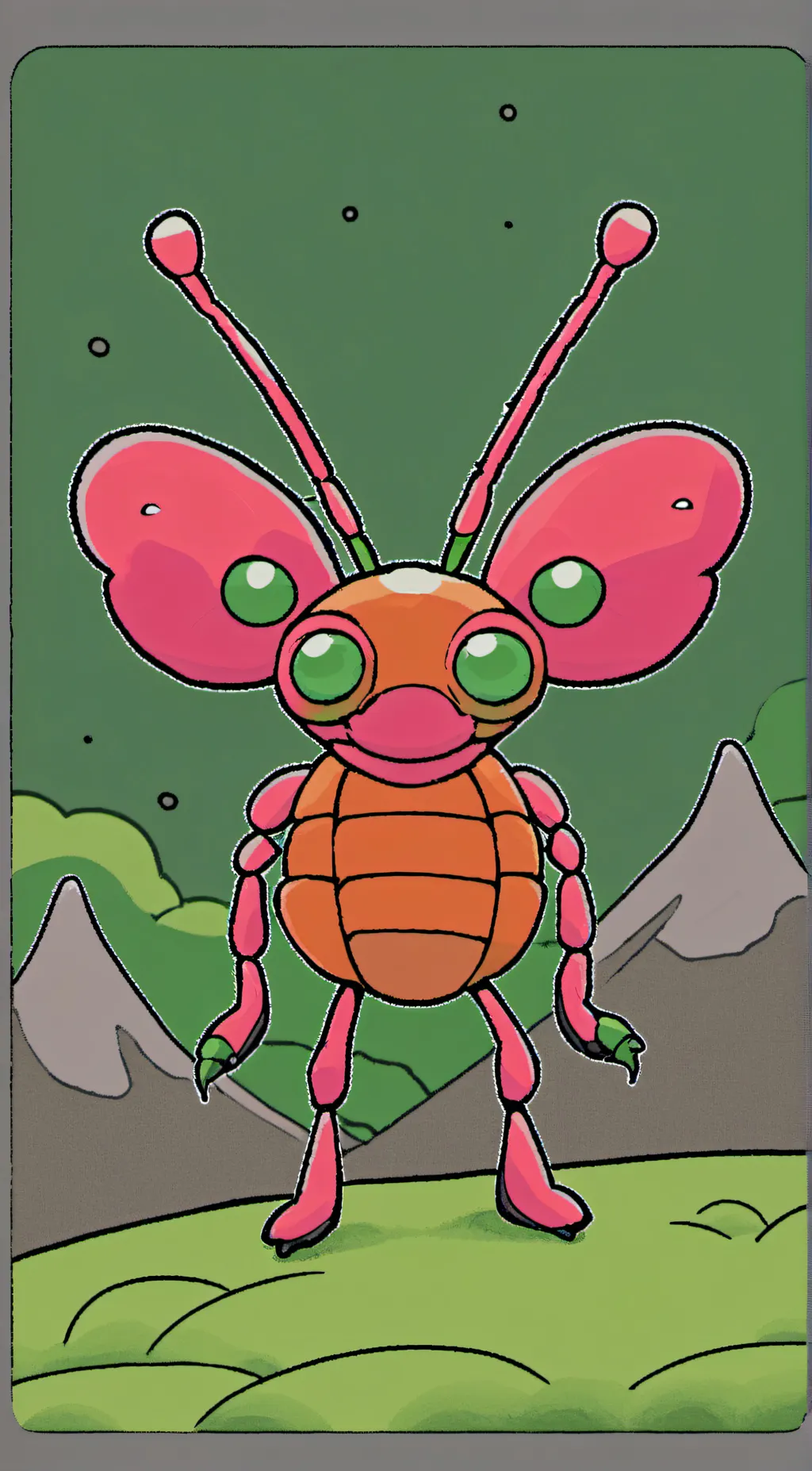 ai character: Tentomon background