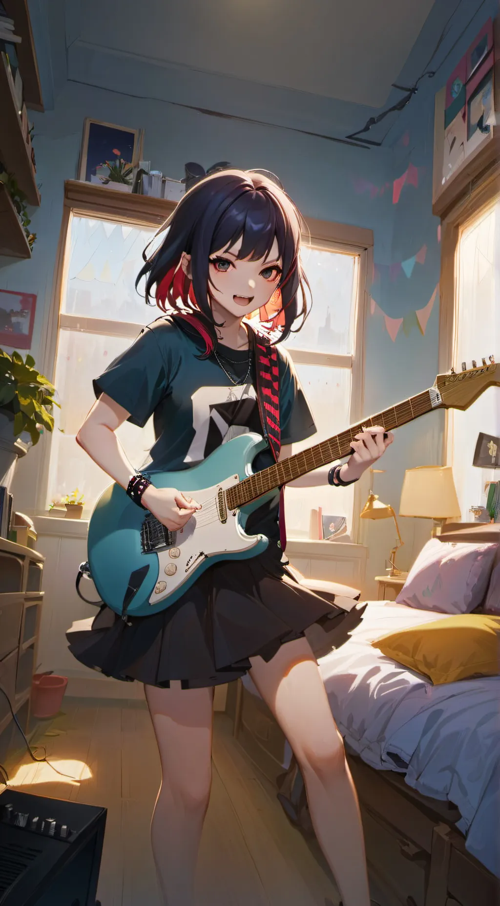 ai character: Aria background