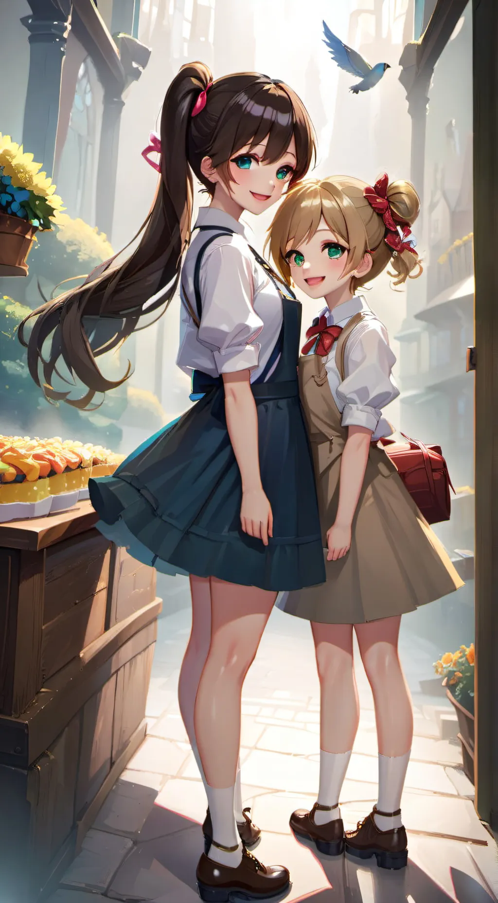 ai character: Winter and you background