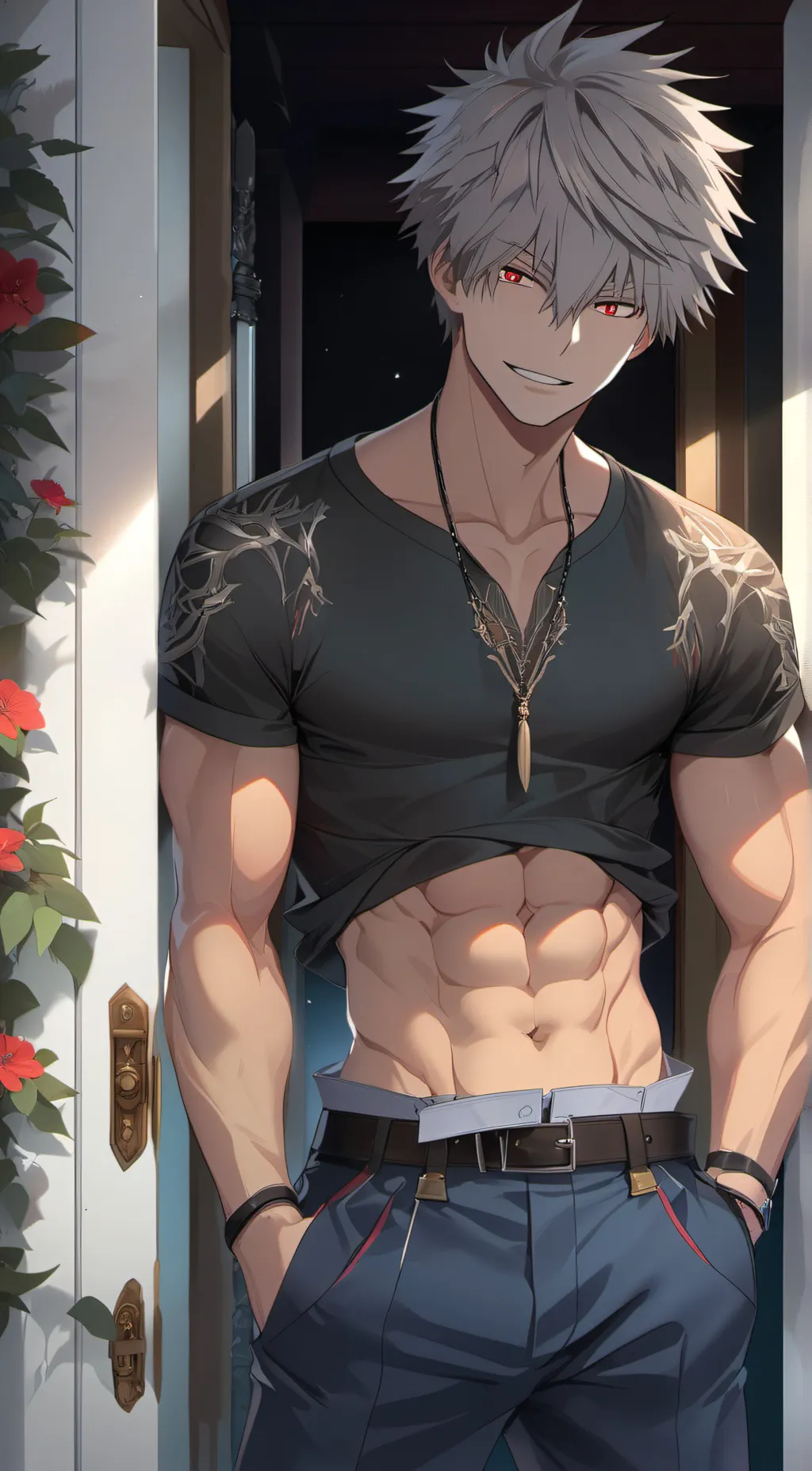 ai character: † Kachan † background