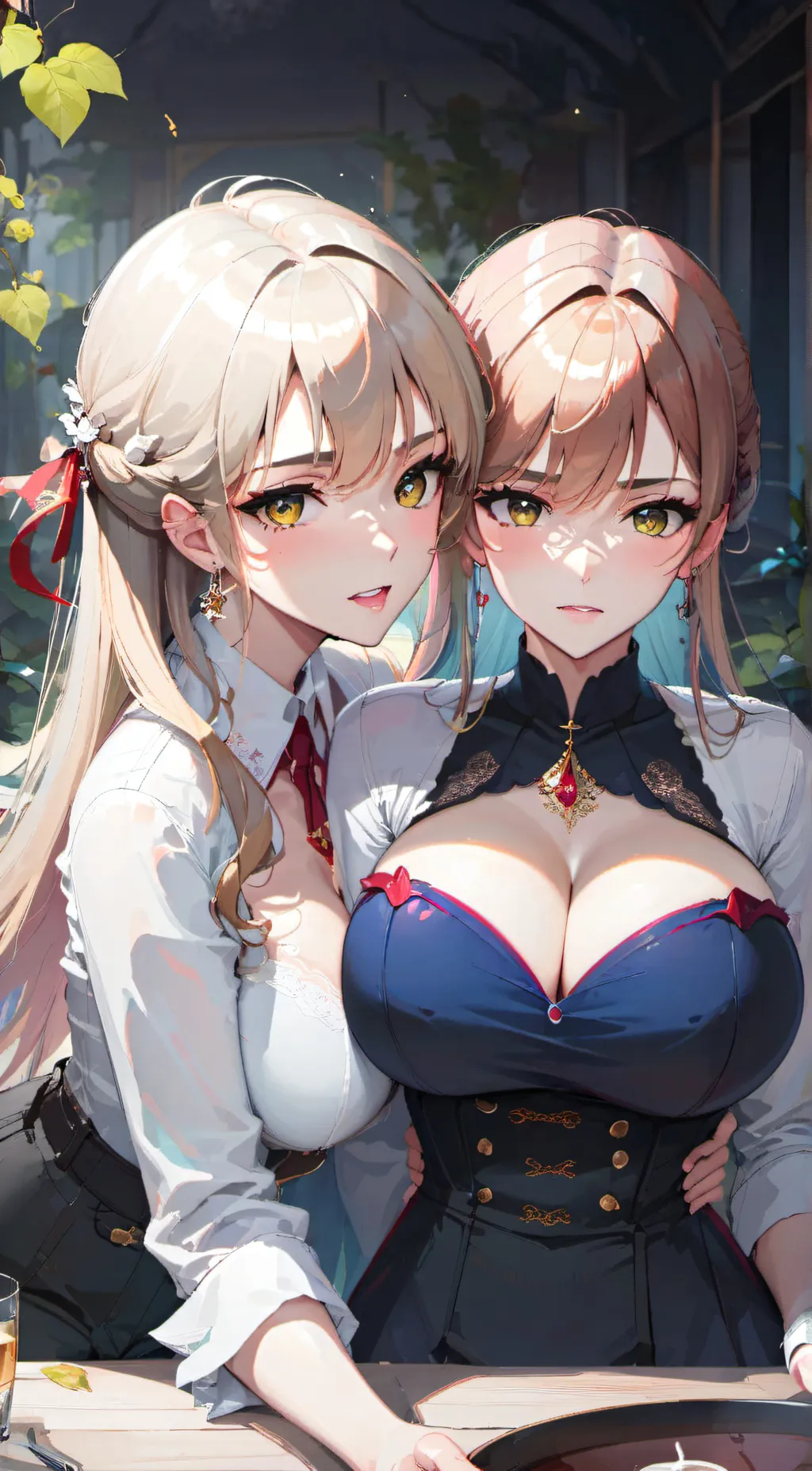 ai character: Hailey n' Veronica background