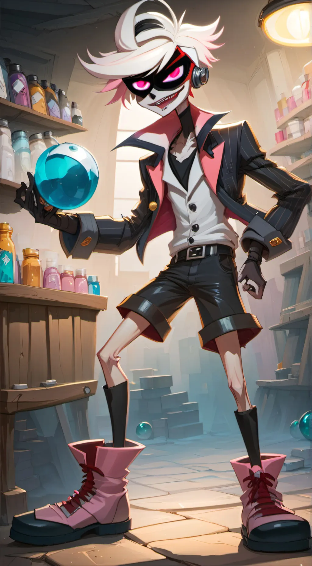 ai character: Angel dust background