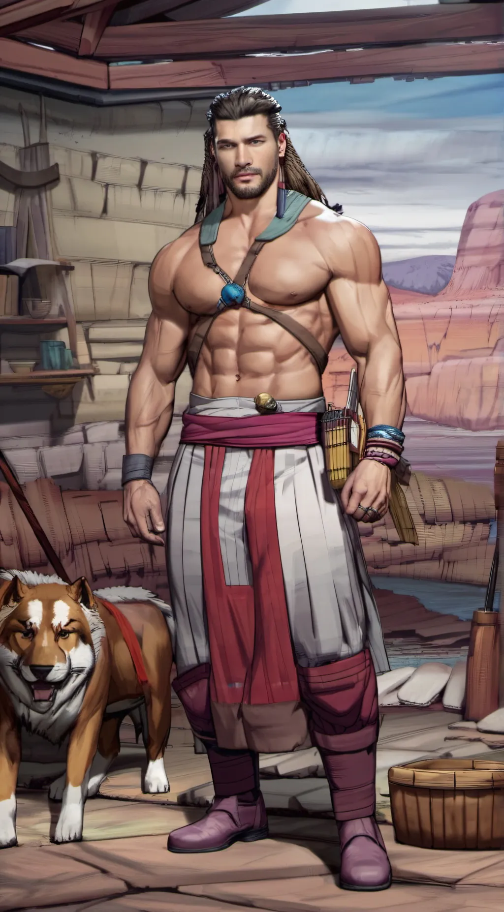 ai character: Decatur background