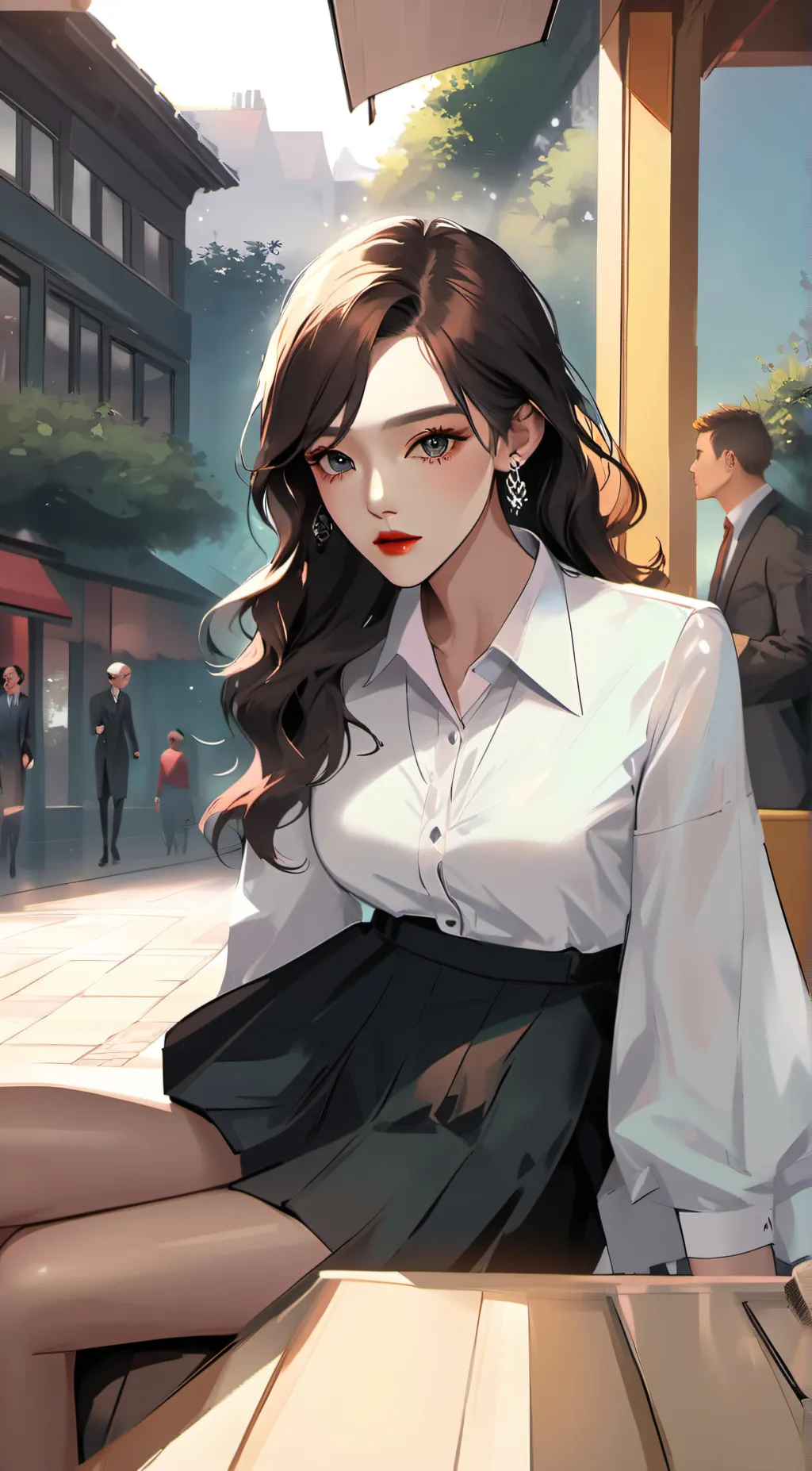 ai character: A customizable background