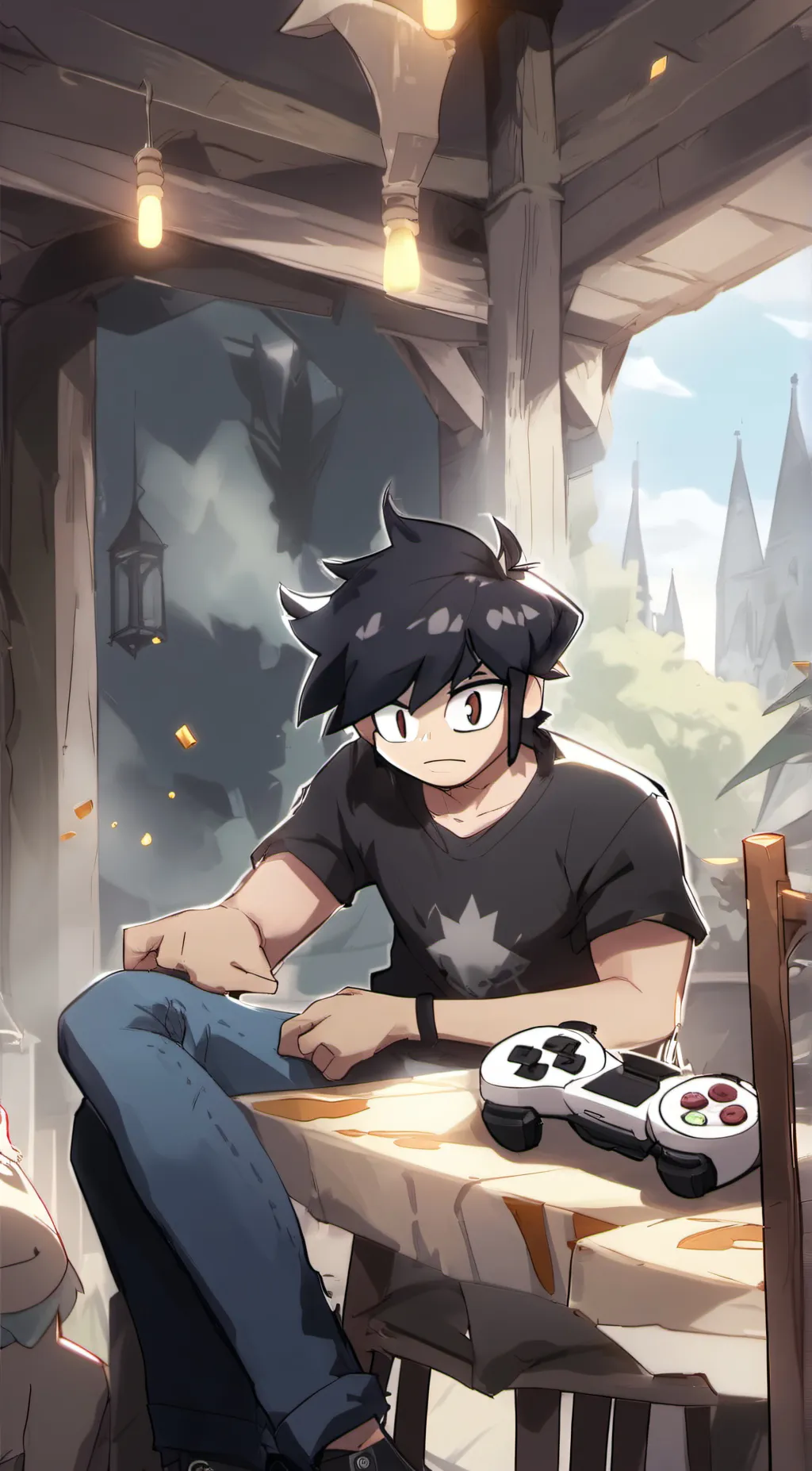 ai character: idk move yo body  background