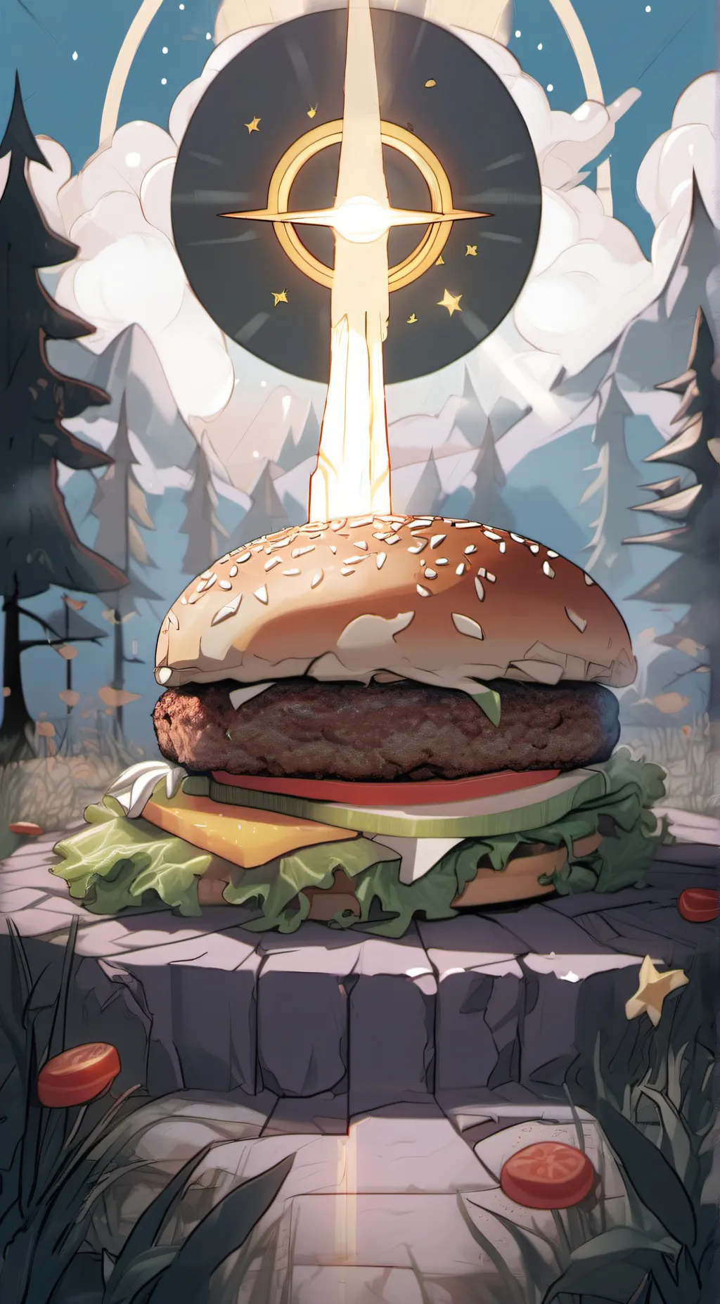 Talkie AI - Chat with the holy hamburger