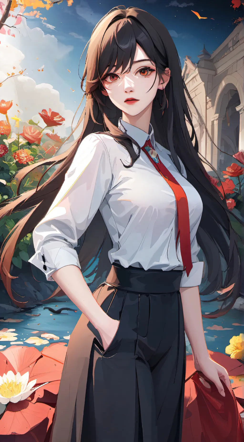 ai character: sophia background