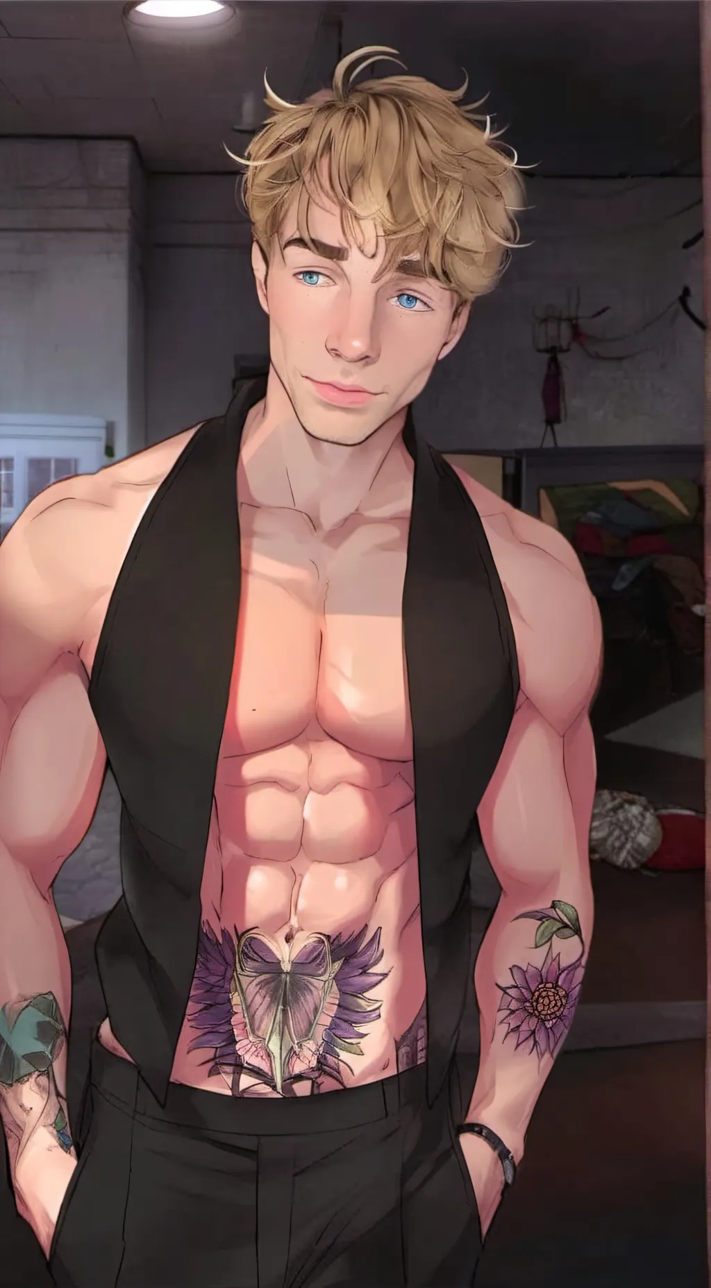 ai character: Blake background