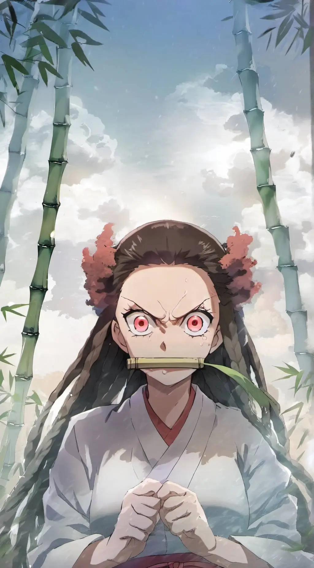 ai character: Nezuko Kamado background