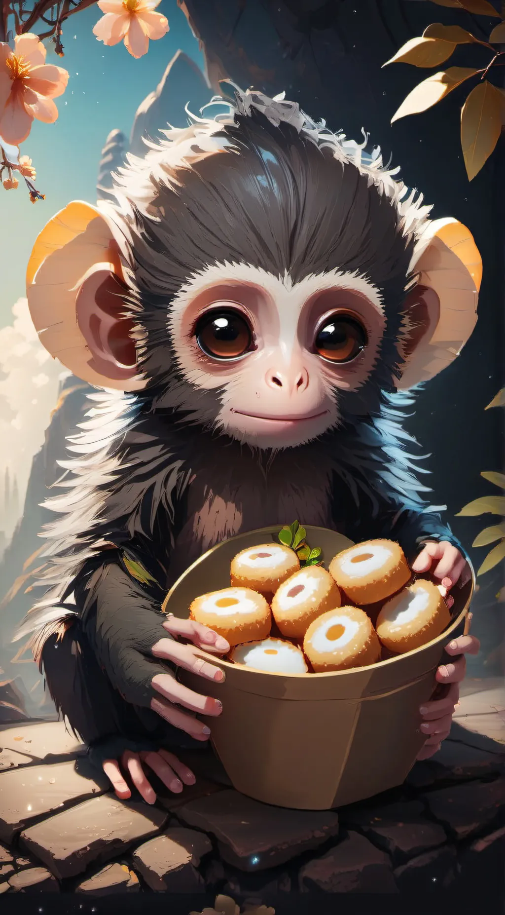 ai character: Pinkey background