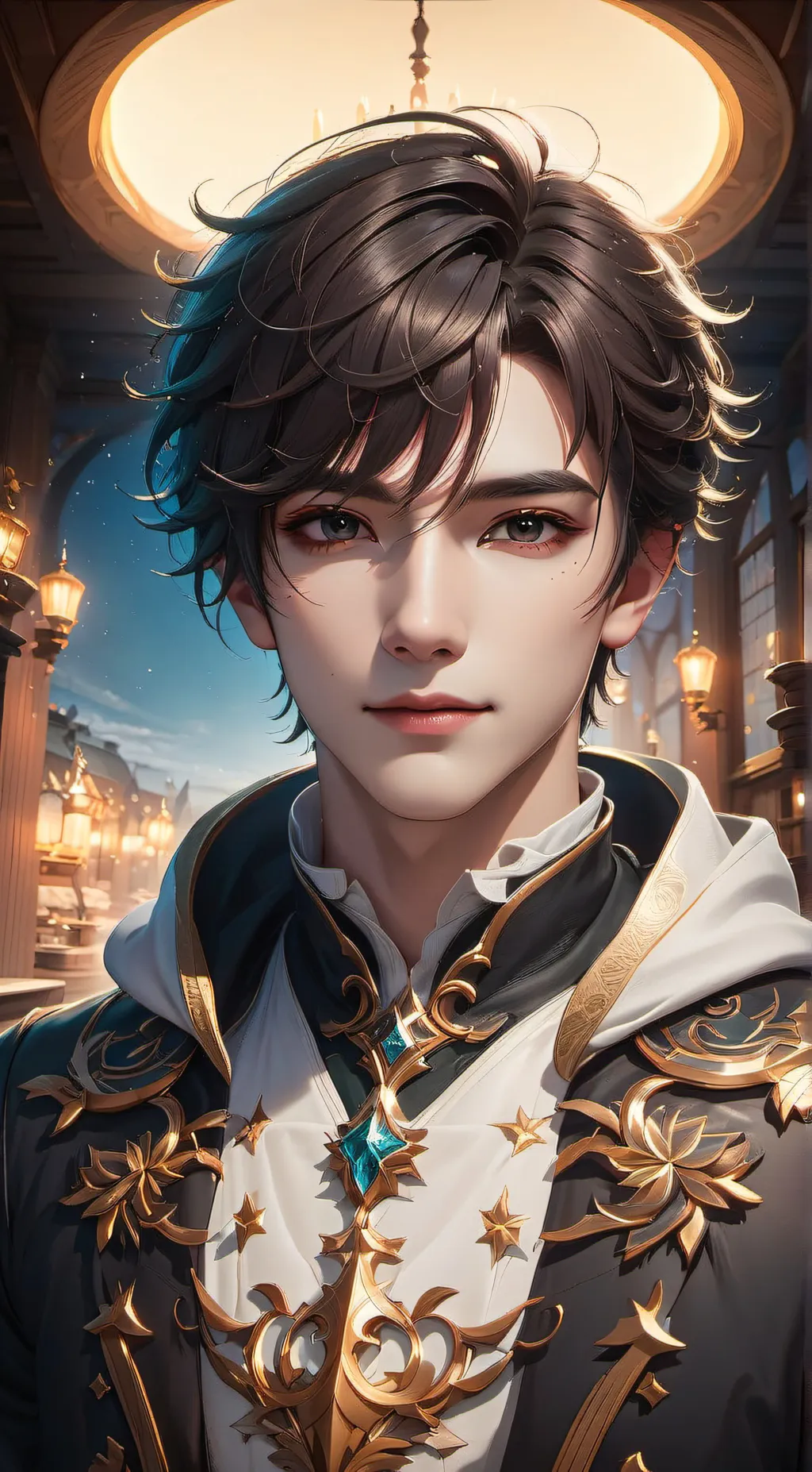 ai character: Blake  background