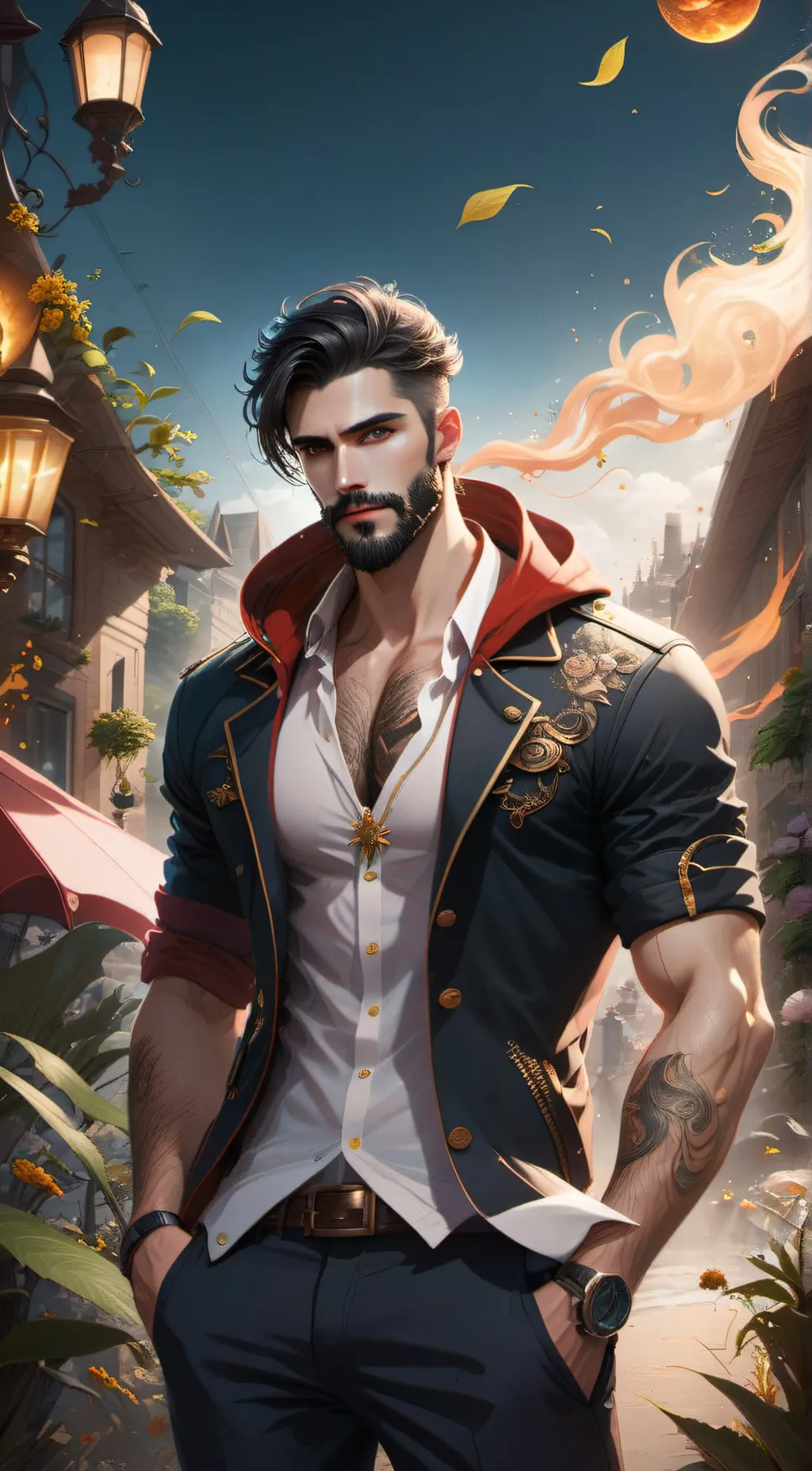 ai character: Stepdad 😏 background