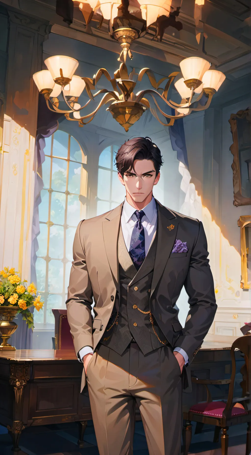 ai character: noah background