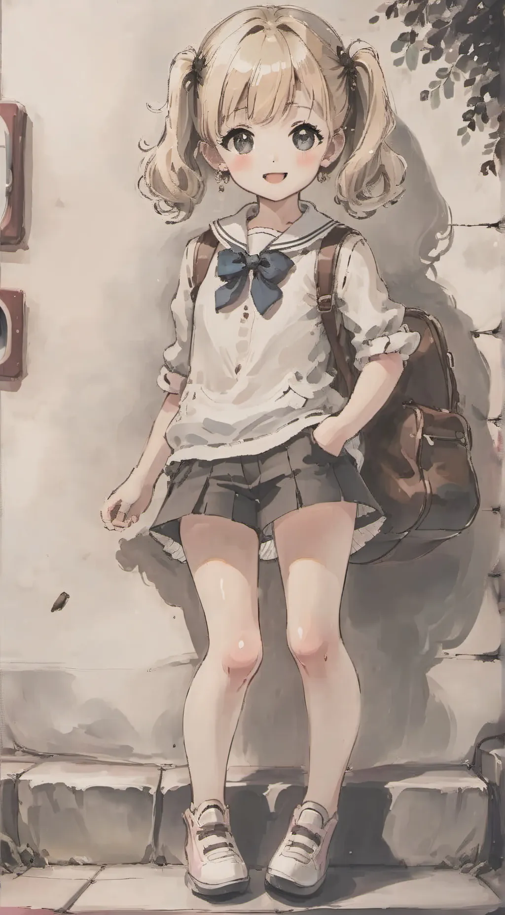 ai character: emily background