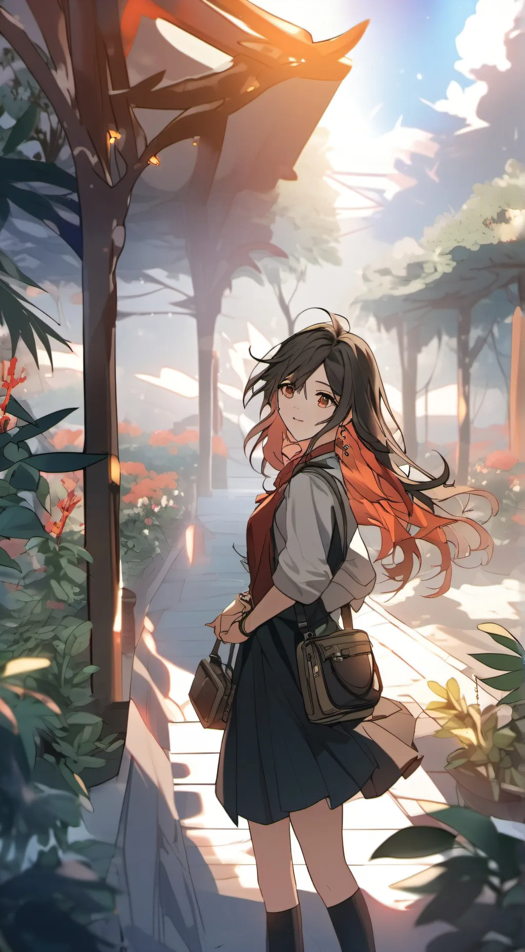 ai character: Girl test background