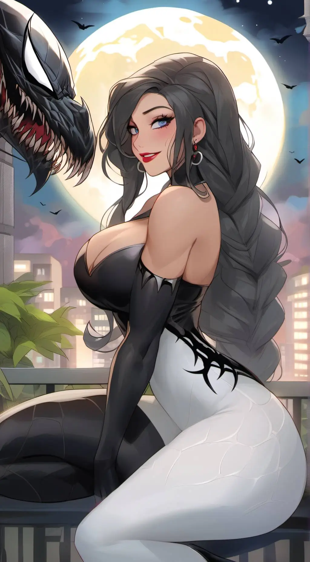 ai character: she-venom background