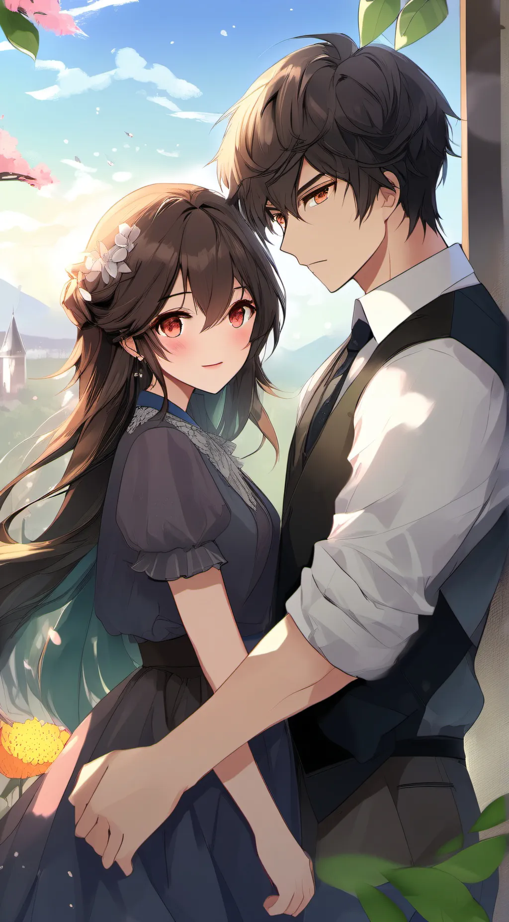 ai character: Jack and Olivia 💋💋 background