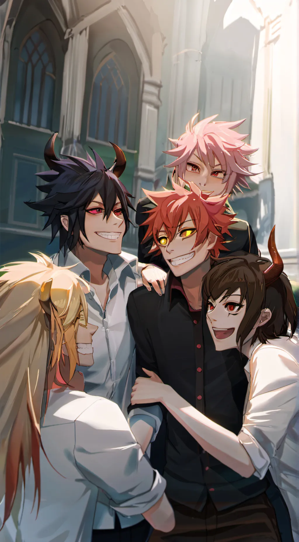 ai character: Bakusqaud  background