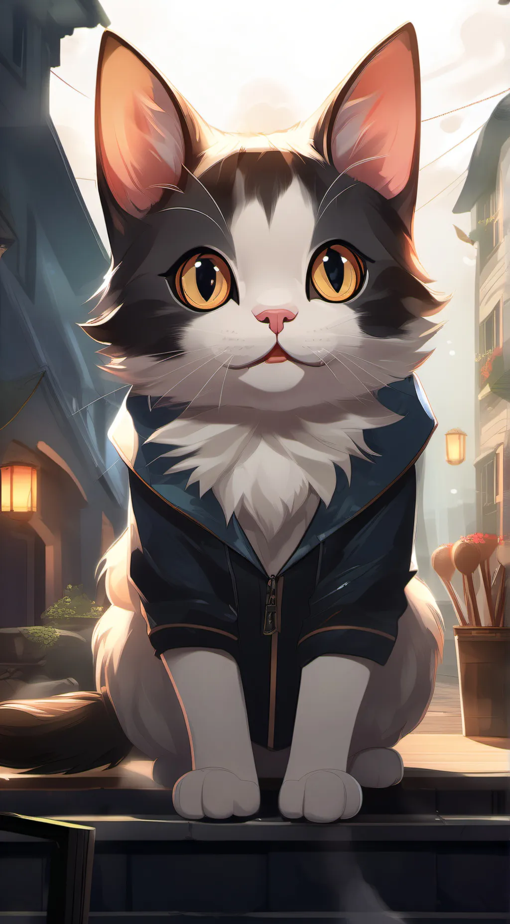 ai character: weow background