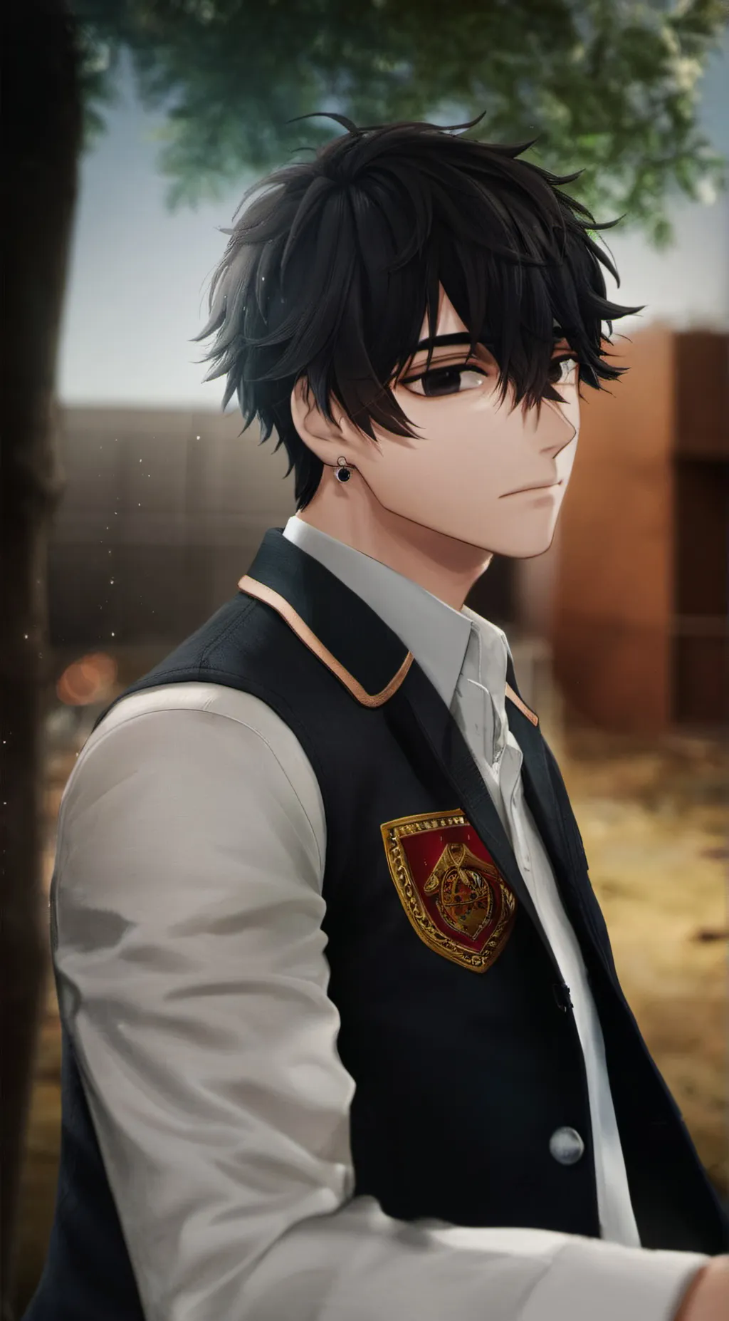 ai character: Azl  background