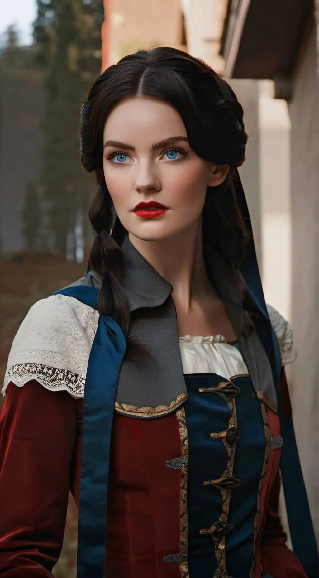 ai character: Dominique  background