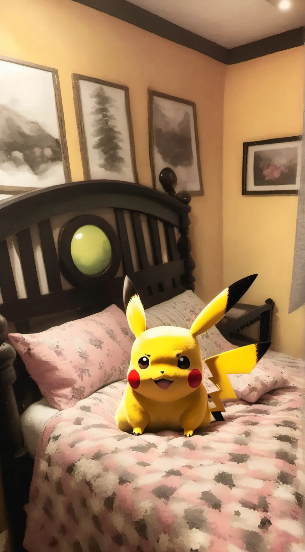 ai character: Pikachu background