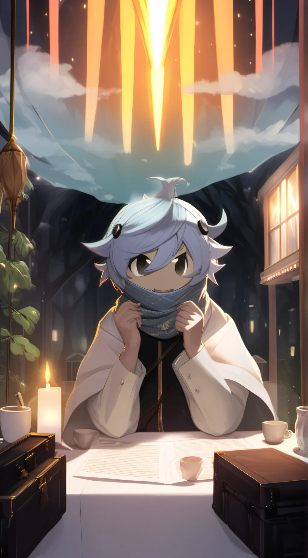 ai character: human N background