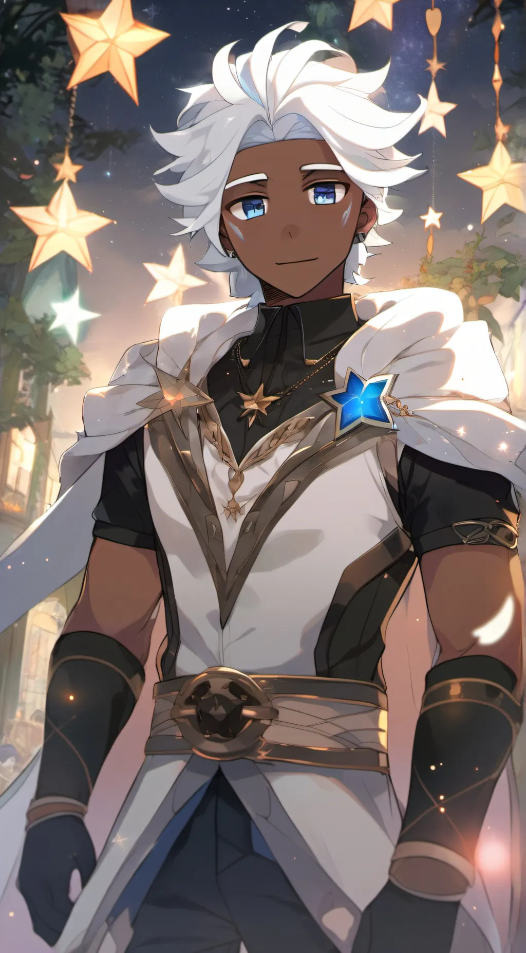 ai character: StarDust Cookie✨🌟💫 background