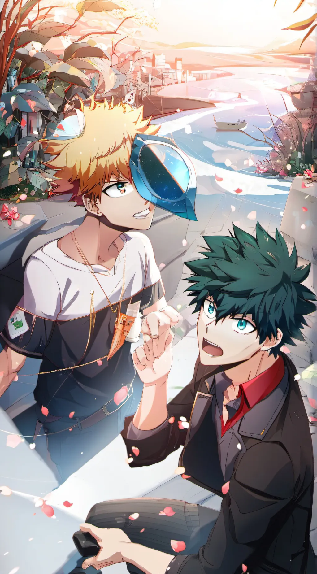 ai character: Bakugo  background