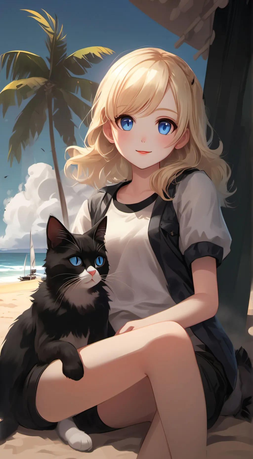 ai character: Jordyn+Oreo  background