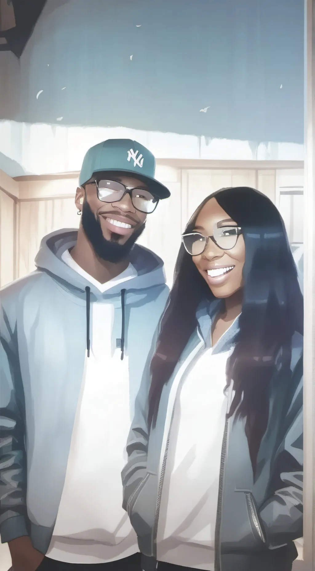 ai character: Dre & Nae background