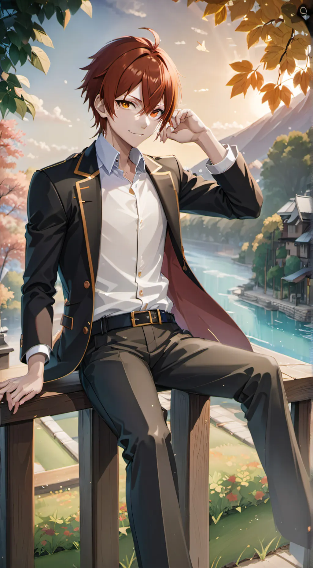 ai character: Karma  background