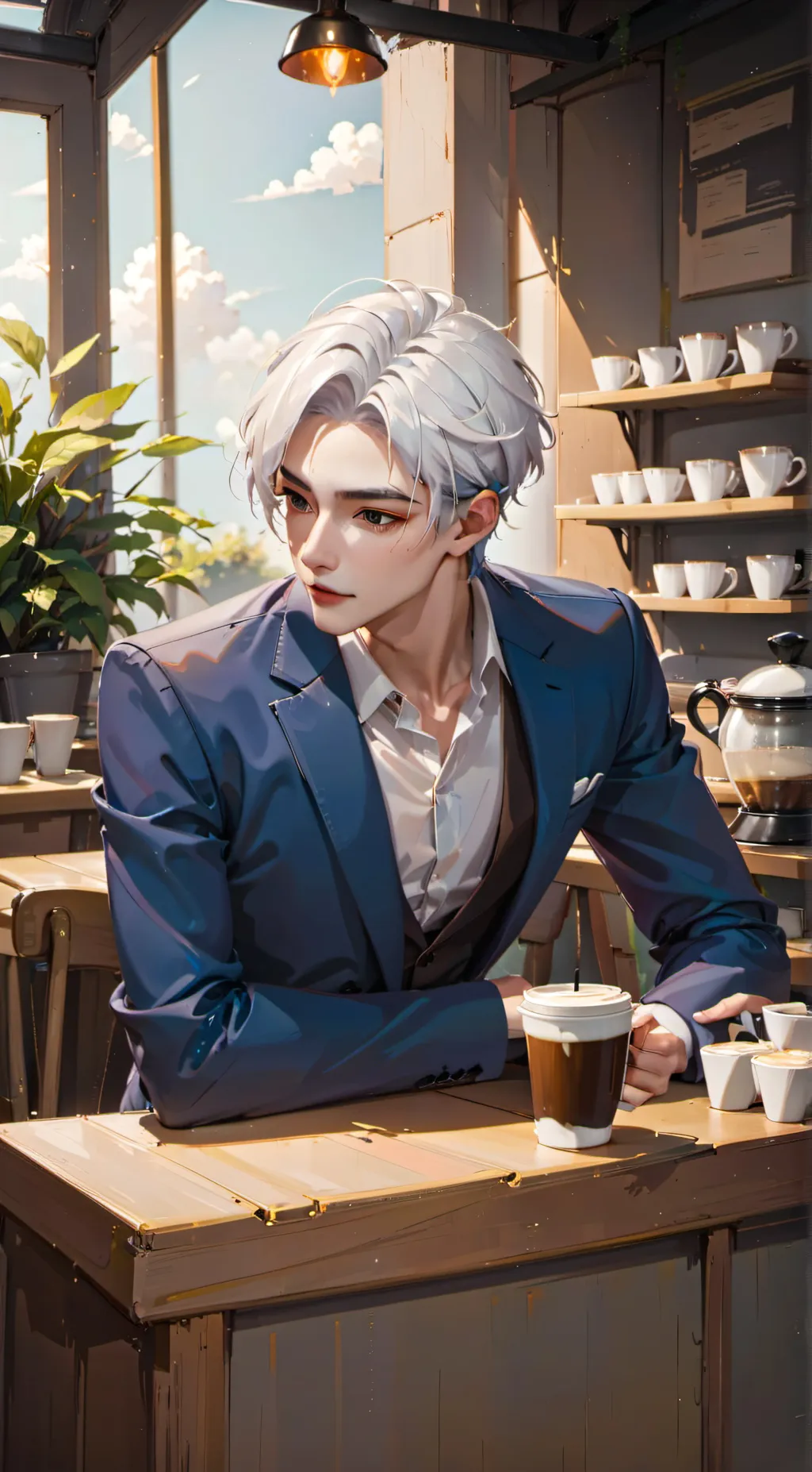 ai character: Landon Morris background