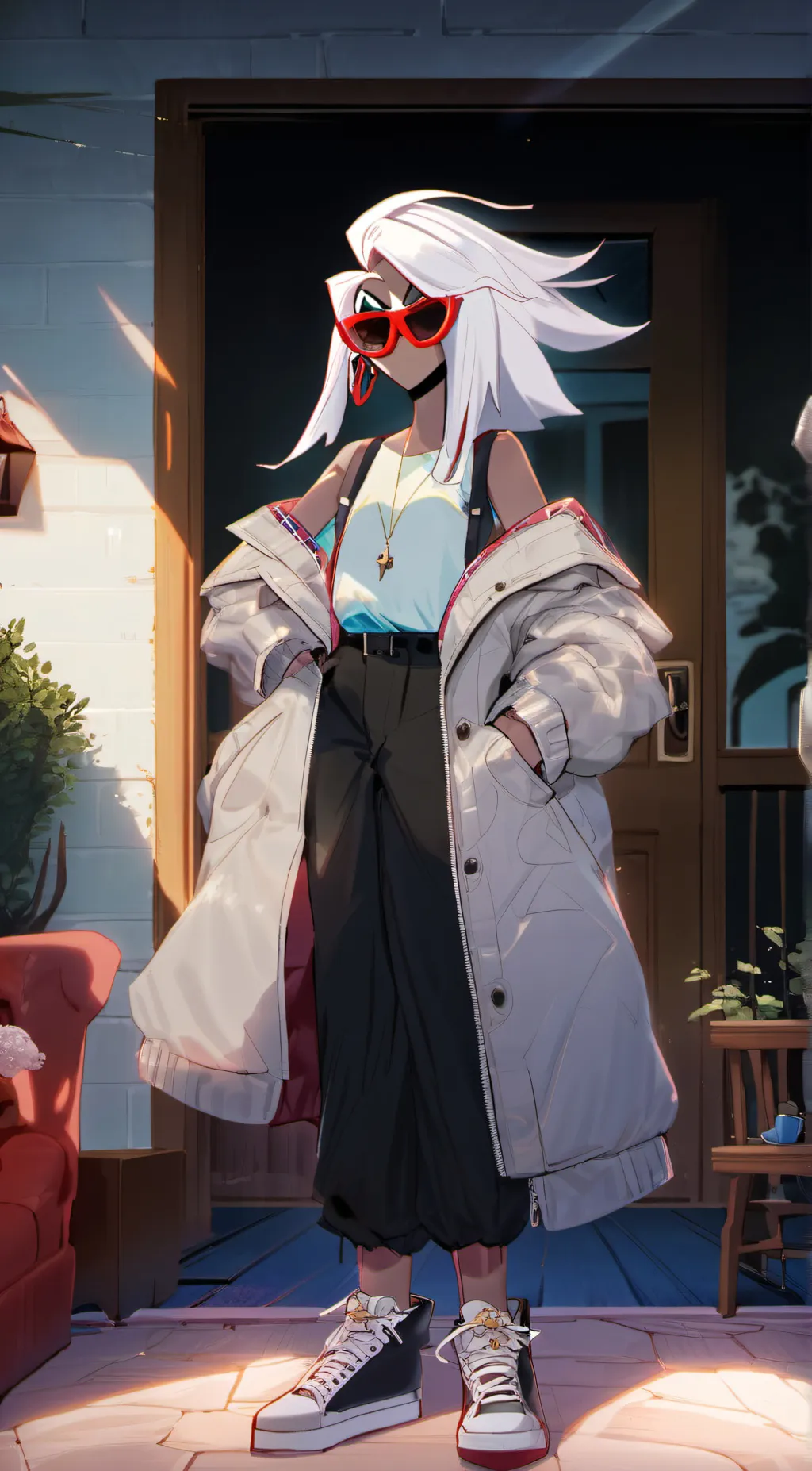 ai character: Vaggie background