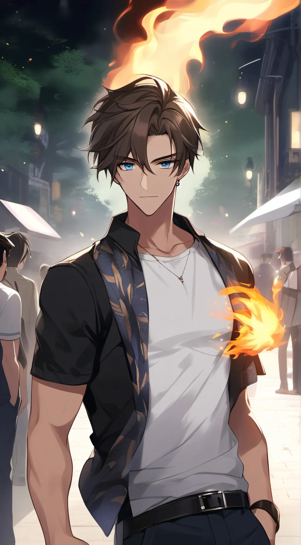 ai character: Hunter background