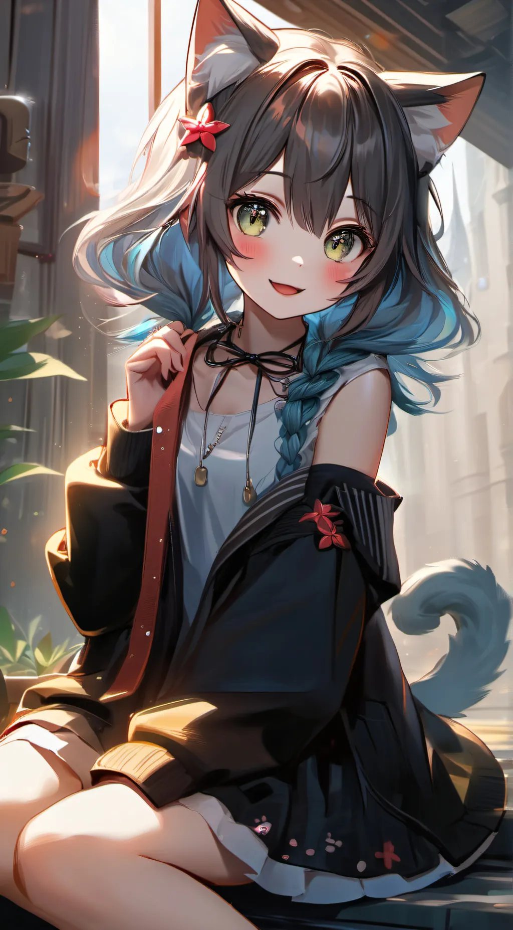 ai character: キット(kit) background